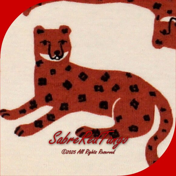 NWT Hanna Andersson Organic Long Johns Pajamas Romy The Cheetah Print 130 8 - Picture 3 of 6